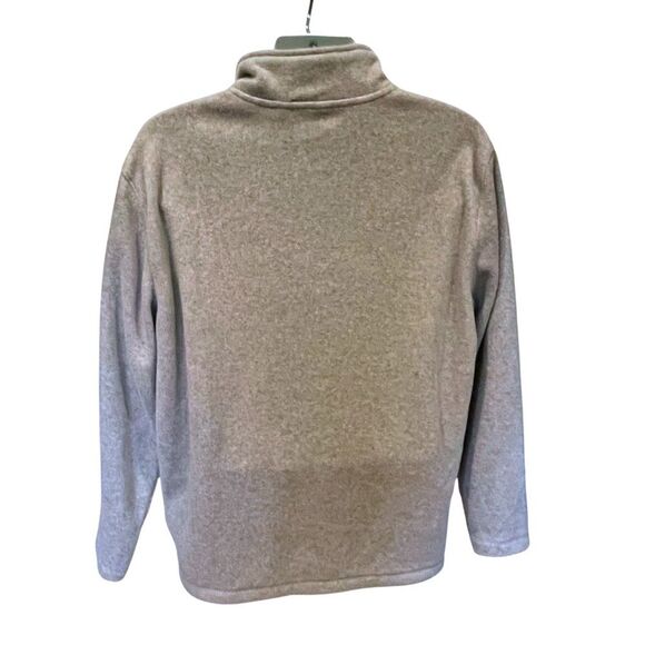 St. John’s Bay Men’s Gray Zip-Up Sweater – Size Large - Picture 2 of 8